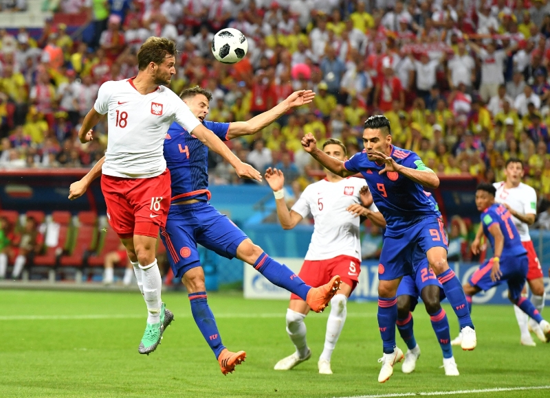 Kolumbie v dalším zápase skupiny H nastoupila proti Polsku. 