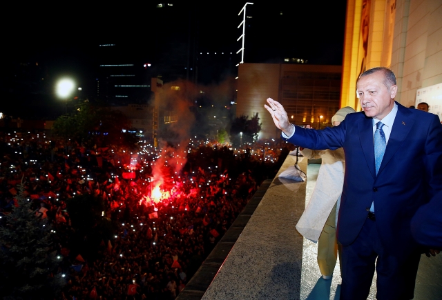Turecký prezident Recep Tayyip Erdoga.
