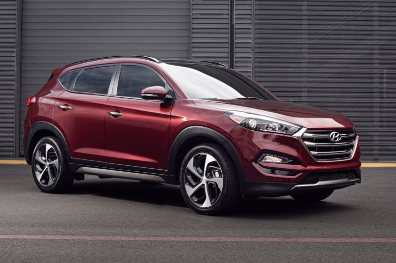 Hyundai Tucson byl nejlépe umístěným malým SUV.
