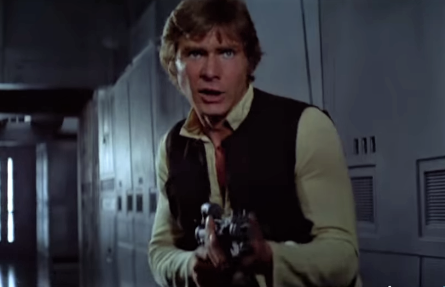 Han Solo (Harrison Ford).