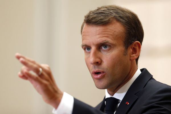 Francouzský prezident Emmanuel Macron. Francouzský prezident Emmanuel Macron.