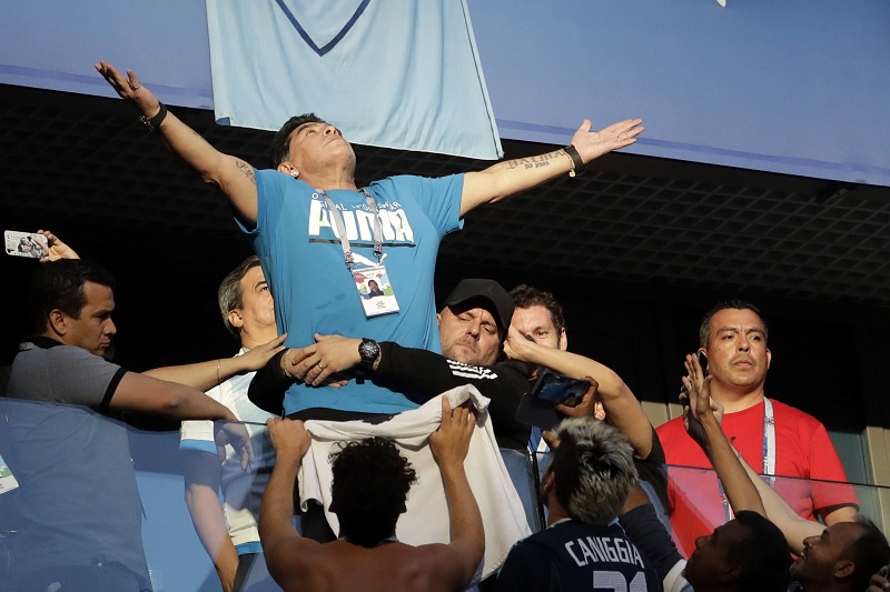 Diego Maradona prožil hodně krušný večer.