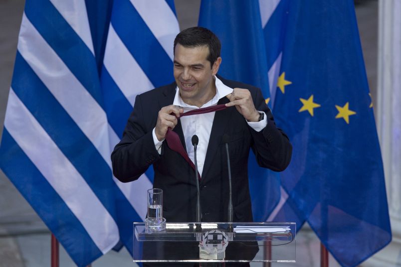 Řecký premiér Alexis Tsipras. Řecký premiér Alexis Tsipras.