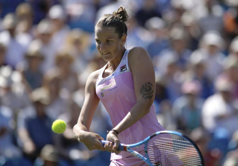 Karolína Plíšková loňský titul v Eastbourne neobhájí.
