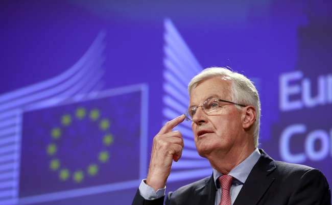 Šéf evropského vyjednávacího týmu Michel Barnier.