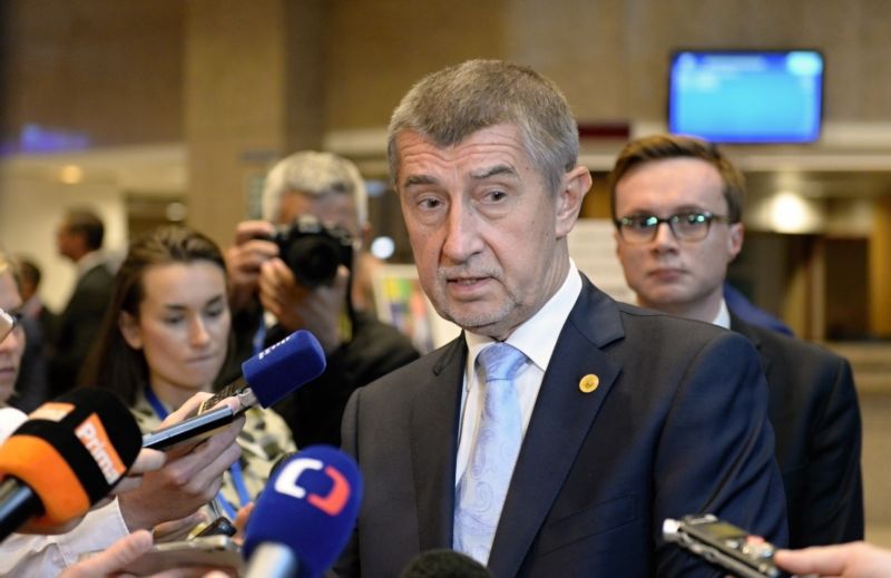 Předseda vlády Andrej Babiš (ANO).