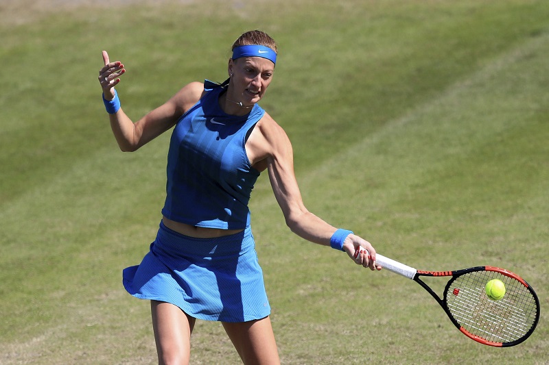 Petra Kvitová vyzve na úvod tenisového Wimbledonu Běloruskou Aleksandrou Sasnovičovou.