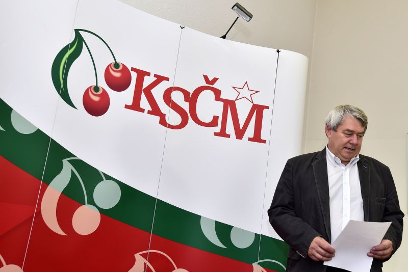 Předseda KSČM Vojtěch Filip.