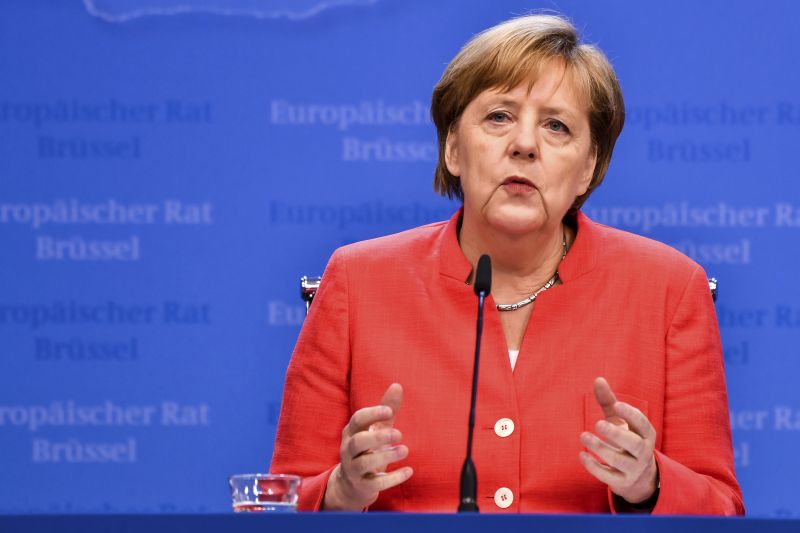 Německá kancléřka Angela Merkelová. Německá kancléřka Angela Merkelová.