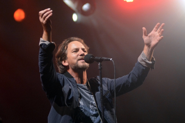 Zpěvák Eddie Vedder.