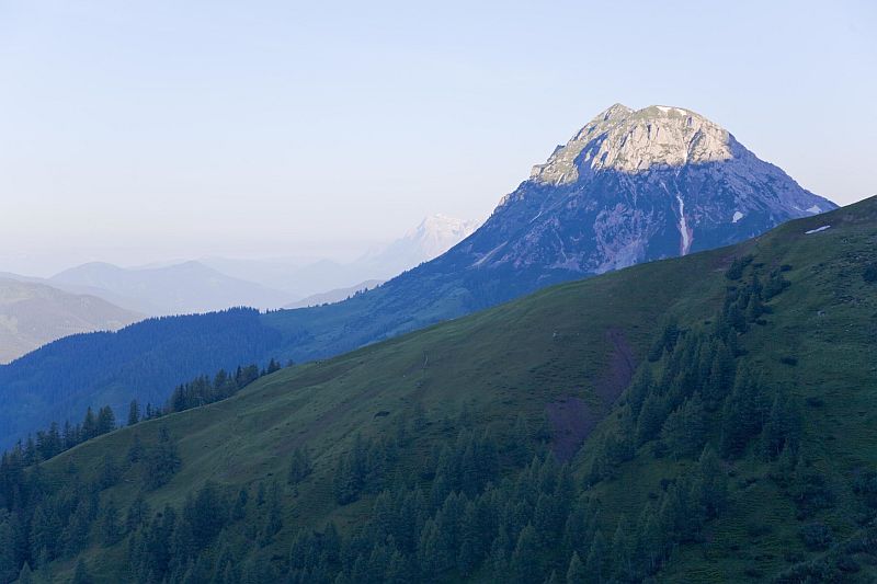 Rakouská hora Hochkönig.