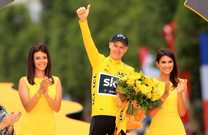 Cyklista Froome loni Tour de France vyhrál. Cyklista Froome loni Tour de France vyhrál.