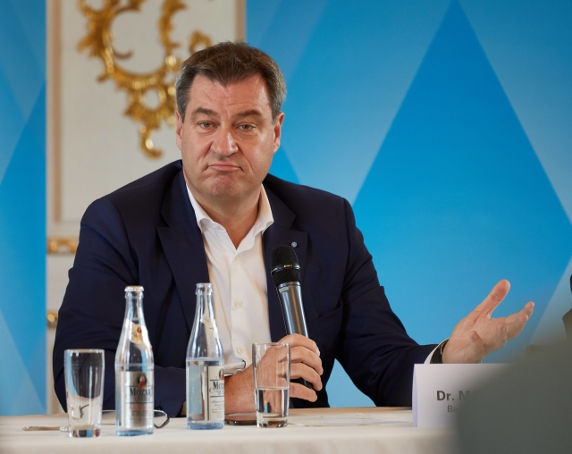 Bavorský premiér Markus Söder. Bavorský premiér Markus Söder.