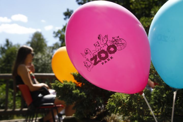 Podkrušnohorský zoopark v Chomutově představil 2. července 2018 nové logo. Zubra na propagačních materiálech nahradilo jednoduché logo s nápisem zoopark.