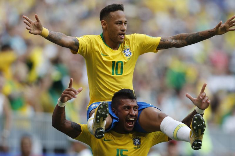 Brazílie vyřadila Mexiko a postoupila do čtvrtfinále.