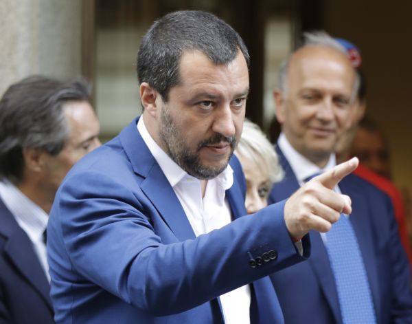 Italský ministr vnitra Matteo Salvini.