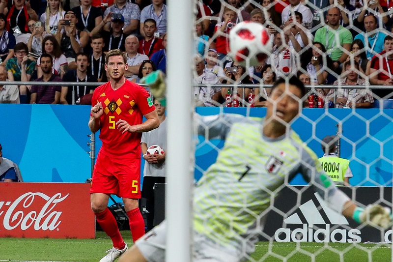 Jan Vertonghen nasměroval Belgii k postupu. Jan Vertonghen nasměroval Belgii k postupu.
