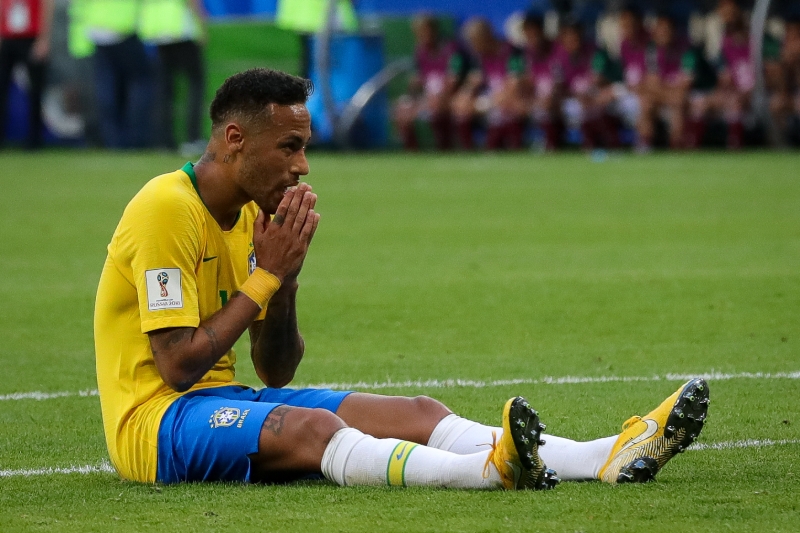 Brazilská hvězda Neymar na MS v Rusku. Brazilská hvězda Neymar na MS v Rusku.