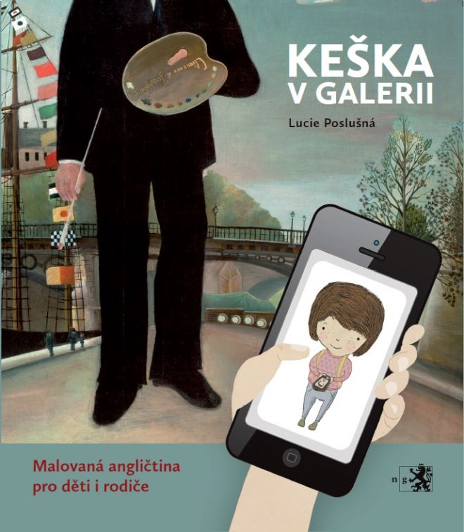 Obálka knihy Keška v galerii. 