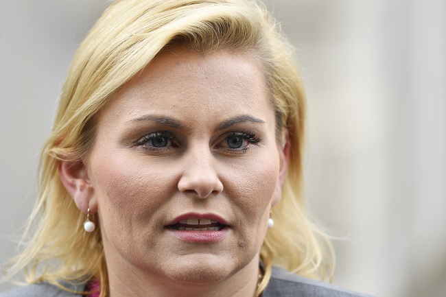 Ministryně spravedlnosti Taťána Malá. Ministryně spravedlnosti Taťána Malá.