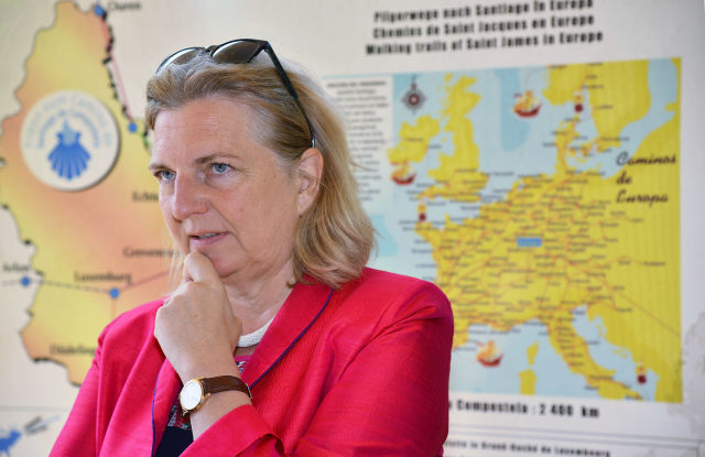 Rakouská ministryně zahraničí Karin Kneisslová.
