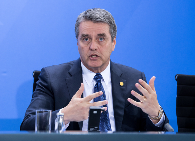 Generální ředitel WTO Roberto Azevedo.