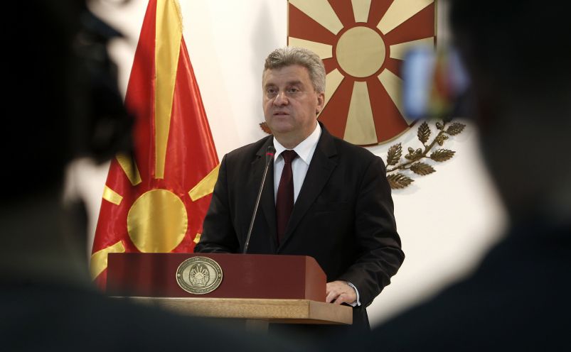 Makedonský prezident Ďorge Ivanov.