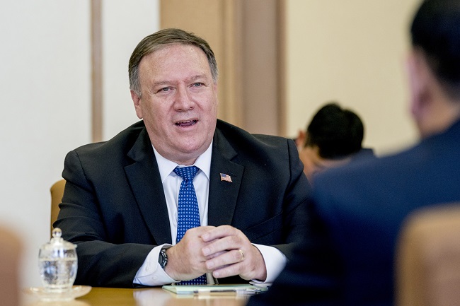 Ministr zahraničí USA Mike Pompeo.