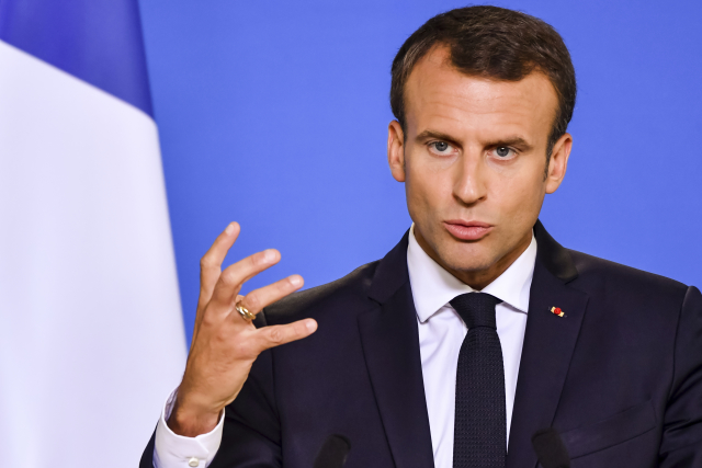 Francouzský prezident Emmanuel Macron.