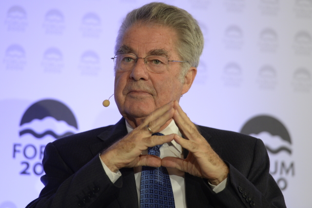 Někdejší rakouský prezident Heinz Fischer. Někdejší rakouský prezident Heinz Fischer.