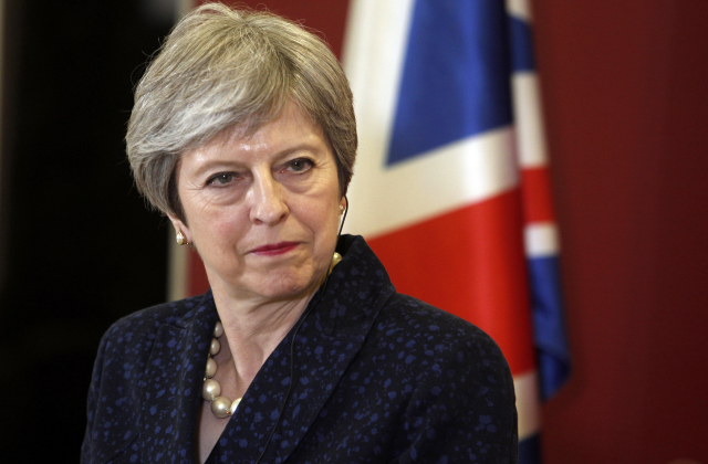 Britská premiérka Theresa Mayová. Britská premiérka Theresa Mayová.