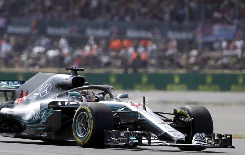 Lewis Hamilton během VC Británie.