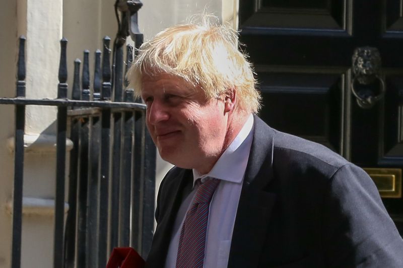 Ministr zahraničí Boris Johnson.