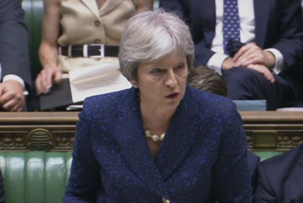 Britská premiérka Theresa Mayová. Britská premiérka Theresa Mayová.