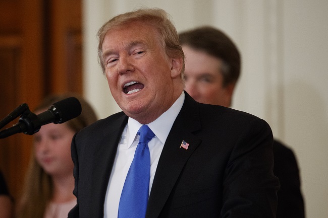 Americký prezident Donald Trump. Americký prezident Donald Trump.