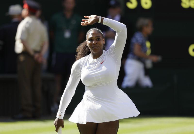 Americká tenistka Serena Williamsová. Americká tenistka Serena Williamsová.
