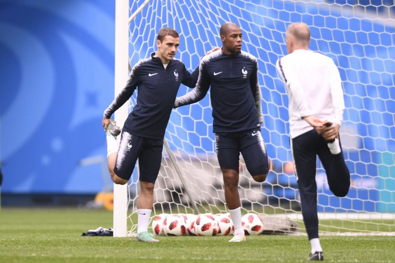 Francouzi se připravují na semifinálovou bitvu s Belgií. 