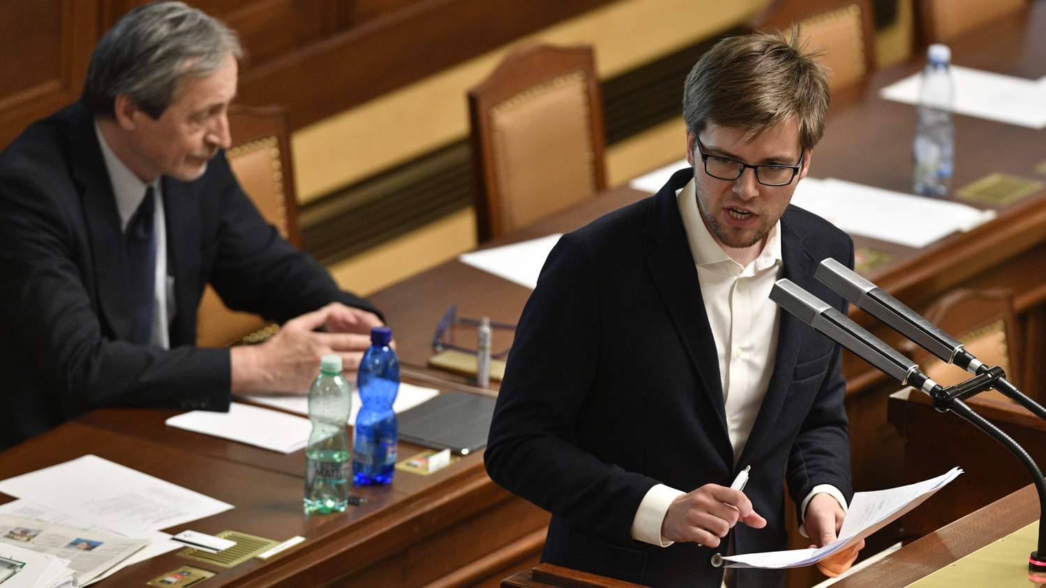  Poslanec Jakub Michálek (Piráti).
