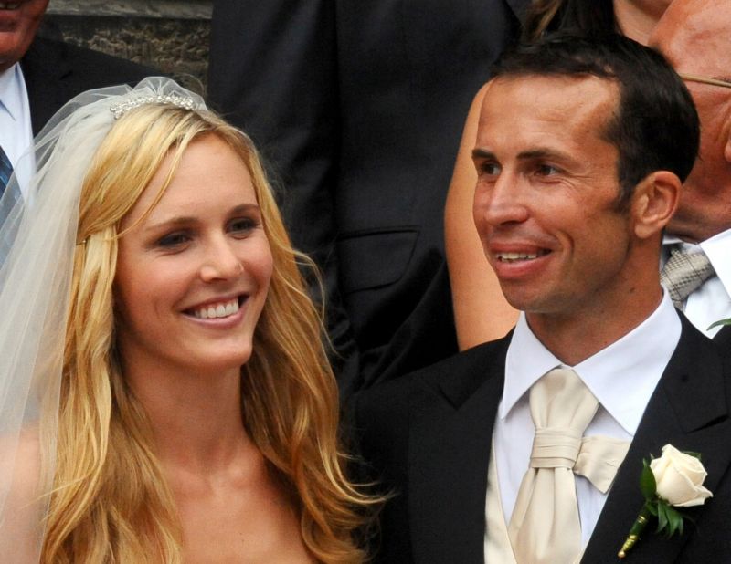 Nicole Vaidišová a Radek Štěpánek při své první svatbě v roce 2010. Nicole Vaidišová a Radek Štěpánek při své první svatbě v roce 2010.