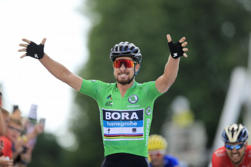 Peter Sagan ovládl letos již druhou etapu.