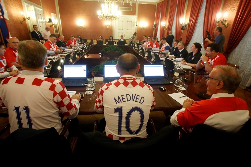 Chorvati prožívají fotbalové šílenství.