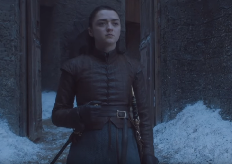 Maisie Williamsová jako Arya Starková.