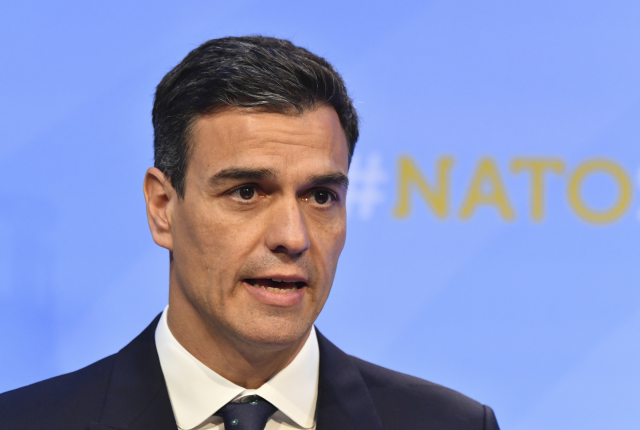 Španělský premiér Pedro Sánchez. Španělský premiér Pedro Sánchez.