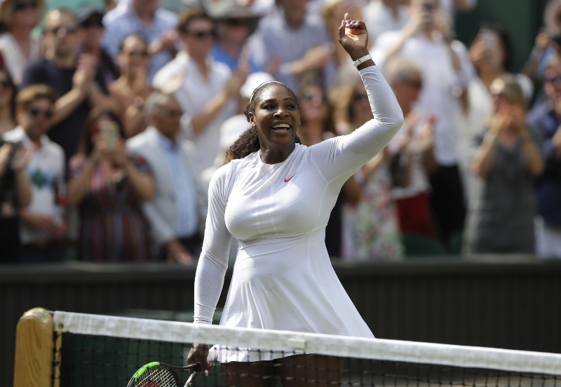 Americká tenistka Serena Williamsová. 