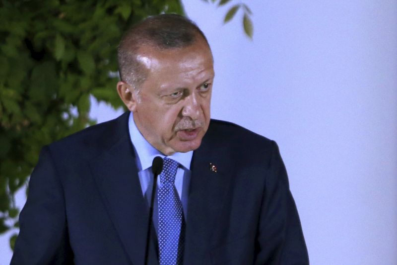 Turecký prezident Recep Tayyip Erdogan. Turecký prezident Recep Tayyip Erdogan.