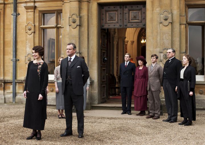Snímek ze seriálu Panství Downton.