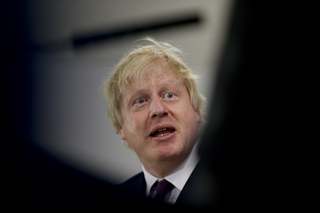 Exšéf diplomacie Boris Johnson.