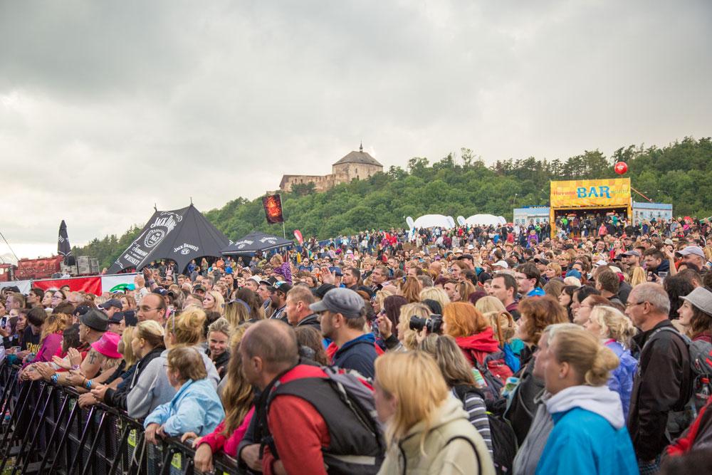 Snímek z minulého ročníku festivalu v podhradí hradu Točník.
