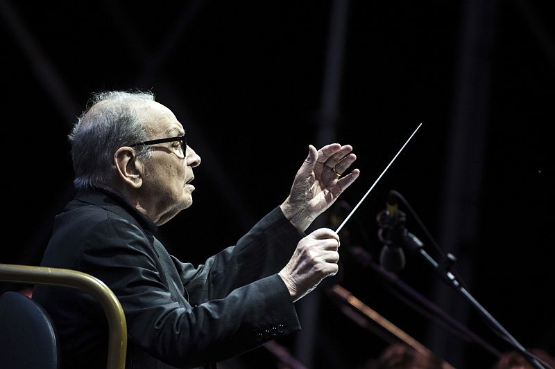 Italský skladatel Ennio Morricone.