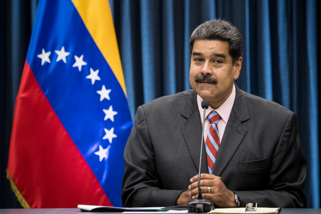 Venezuelský prezident Nicolás Maduro. Venezuelský prezident Nicolás Maduro.